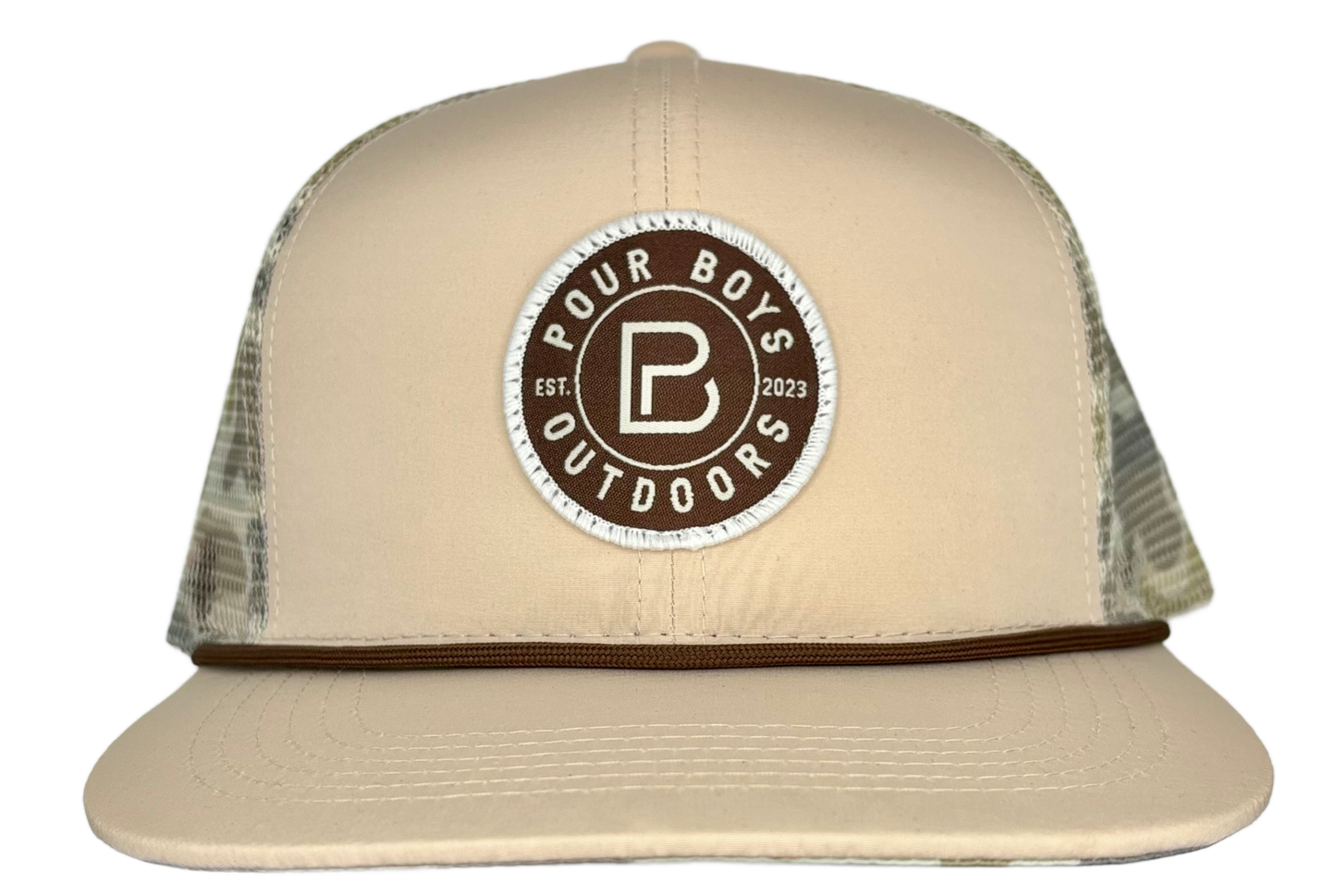 Tan & Classic Camo patch hat
