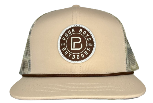 Tan & Classic Camo patch hat